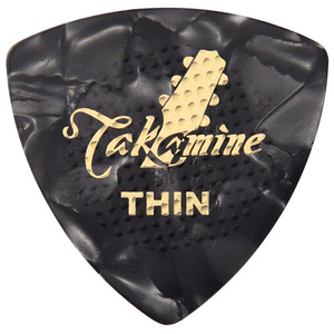 Takamine セルロイド P1B THIN トライアングルピック 10枚セット (タカミネ)