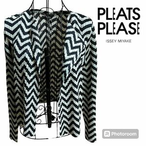 【美品】イッセイミヤケ プリーツプリーズ PLEATS PLEASE カーディガン 3