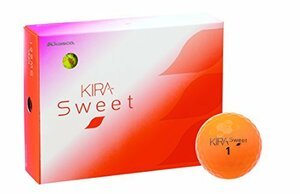 キャスコ(Kasco) ゴルフボール KIRA SWEET 1ダース(12個入り) オレンジ(未使用品)　(shin