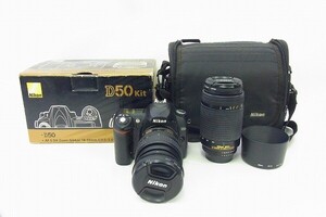 Q198-J35C-59 NIKON ニコン D50 / ダブルレンズキット デジタル一眼レフカメラ 現状品③