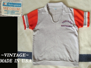 ビンテージ champion バータグ INDIANA カレッジ sweat スウェット USA アメリカ製 vintage マッコイズ RRL チャンピオン model ランタグ