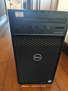 DELLPrecision 3630 Tower CPU i5-9600k 3.7GHz 32GB SSD 960GB 1660Ti Windows11 Pro