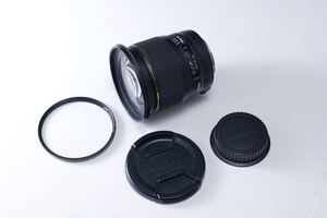 【美品】シグマ SIGMA 20mm F1.8 EX DG キヤノン用 EFマウント UV付き レンズ