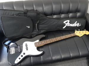 日本製 Fender フェンダー JAZZ BASS ジャズ ベース エレキベース ブラック 黒 楽器 弦楽器 ソフトケース付き