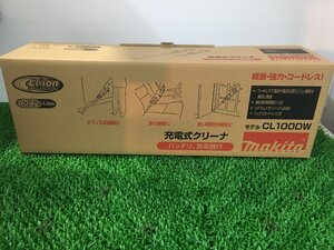 【未使用品】★makita(マキタ) 10.8v充電式クリーナー (1.3Ahバッテリx1/充電器) CL100DW / IT2RN874QW1O