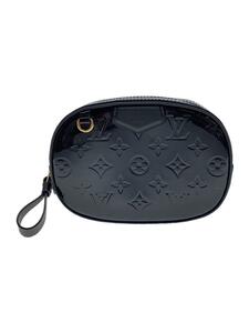 LOUIS VUITTON◆ベルトバッグ_モノグラム・ヴェルニ_BLK/エナメル/BLK