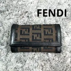 FENDI フェンディ キーケース ズッカ柄 ユニセックス