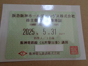 最新 阪急阪神ホールディングス 阪神電鉄 株主優待乗車証 電車全線 定期型