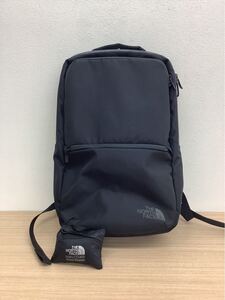 ◯営HM052-A4T80【埼玉発】THE NORTH FACE SHUTTLE DAYPACK SLIM リュック ポリエステル BLK NM82215 レインカバー付き 現状品