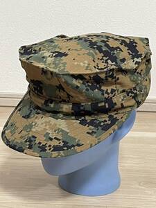 米軍放出品　未使用　ＵＳ　ＮＡＶＹ　ＭＡＲＰＡＴ　ＷＯＯＤＬＡＮＤ　キャップ　ＬＡＲＧＥ