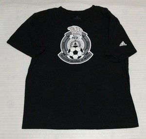 ☆adidas.com サイズXL 半袖Tシャツ 洗濯済スポーツCOTTONウェアTHE GO-TO TEEラバーSOCCERプリントGLAYフアッション黒色ティー アディダス