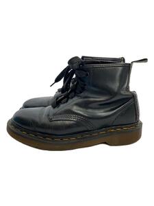 Dr.Martens◆レースアップブーツ/6ホール/UK4/BLK/レザー/英国製