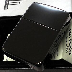 ZIPPO 1941復刻モデル N8 ブラックチタン ジッポ ライター かっこいい サイドロゴ入り 黒 無地 シンプル メンズ 男性 おしゃれ ギフト