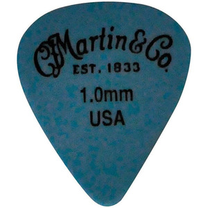 Martin 18AP5100 Blue 1.0mm ピック 12枚セット〈マーティン〉