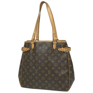 ルイ・ヴィトン Louis Vuitton バティニョール ヴェルティカル ショルダー トートバッグ モノグラム ブラウン M51153 レディース 【中古】