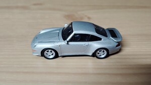 1/64 ポルシェ 911 RS 993 シルバー 京商 1:64