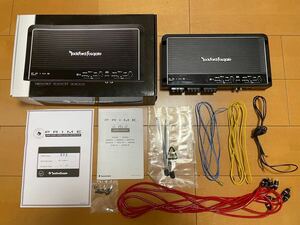 ROCKFORD ロックフォード R300X4 ４チャンネルアンプ PRIMEシリーズ　パワーアンプ 4ch 付属品完備　RCAケーブル 電源,アース,リモート線有