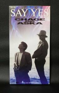 CHAGE&ASKA SAY YES 　KOKUHAKU　チャゲ＆アスカ　セイイエス　シングルCD