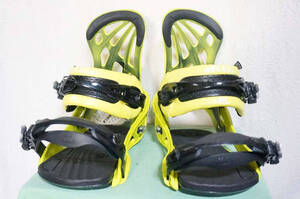 FLUX フラックス スノーボード バインディング RL サイズM 25.0cm～27.5cm YELLOW*burtonバートンUNIONK2FLOW