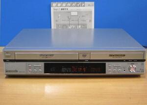 Panasonic★良品 メンテ済 動作良好★簡単ダビング VHS+DVDレコーダー★かんたんガイド&CD取説付★DMR-E70V