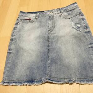 a23 　 mサイズ　レディース　デニムスカート ダメージスカート TOMMY HILFIGER トミーヒルフィガー　スカート