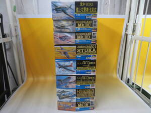 【中古】ハセガワ　1/48　軍用機プラモ④まとめて8点セット　戦闘機　対戦車攻撃機　艦上爆撃機 等　未組立　1円スタート　K A3161