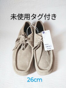 【未使用タグ付き】GU ジーユー リアルレザー モカシンシューズ