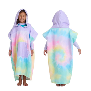 JETPILOT（ジェットパイロット） 2025モデル　キッズ用　ビーチポンチョ/お着替えポンチョ (TIEDYE) ＃ACS24318 *YOUTH HOODIE TOWEL