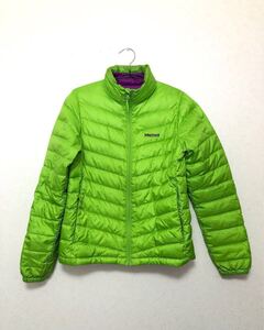 Marmot 700fill Duck Down ダウンジャケット S ダックダウン グリーン マーモット アウトドア 防寒