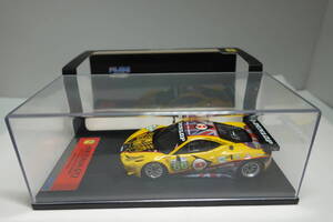 ☆レア・未開封FUJIMI☆1/43フェラーリFerrari F458 ITALIA GT2 LeMans24th 2011 JMW Motor sport ☆231222