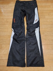 【美品LL】hyod D3Oウィンターストレートパンツ LLサイズ バイク ライダース ボトム ブラック 黒 ST-S D3O TEXTILE PANTS STRAIGHT 