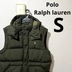 【入手困難】polo Ralph Lauren ダウンベスト グリーン L