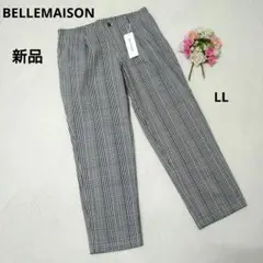 SALE【新品】BELLEMAISON ストレッチパンツ タータンチェック LL