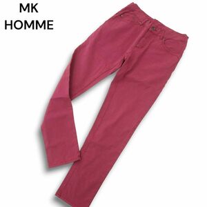 MK HOMME ミッシェルクラン オム 通年 ストレッチ★ カラー テーパード パンツ Sz.46　メンズ　C4B03503_8#R