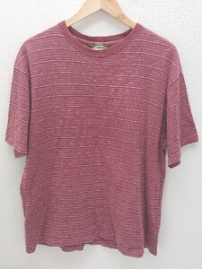 ◇ Eddie Bauer エディーバウアー 半袖 Tシャツ カットソー M レッド #