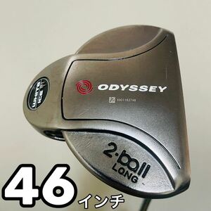 7621 ODYSSEY WHITE ICE 2BALL LONG 46インチ 長尺 パター オデッセイ ホワイト アイス ロング 右利き 送料無料　匿名配送