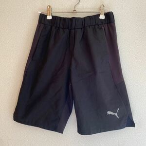 プーマ　PUMA ボトムス　ハーフパンツ ショートパンツ 半ズボン　150 キッズ　ジュニア　男の子　サッカー　フットサル　黒　ブラック