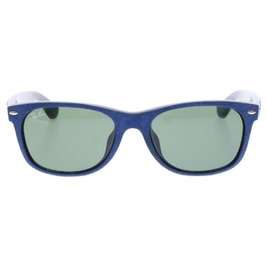 Ray Ban レイバン NEW WAYFARER ニュー ウェイファーラー ウェリントン サングラス メガネ 眼鏡 ブラック/ブルー RB2132-F