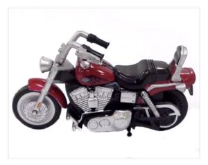 ミニカー　Dyna Wide Glide(レッド×シルバー) 「走るハーレーバイクコレクション 2缶用」 2010年 サントリーコーヒーボスキャンペーン品