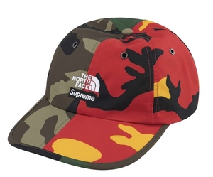 新品 即決 24SS Supreme The North Face Split 6-Panel cap CAMO シュプリーム ノースフェイス キャップ カモ 迷彩