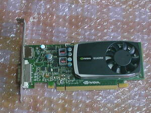 ビデオボード NVIDIA QUADRO 600 P1003-000 GDDR3 1GB 動作OK k797
