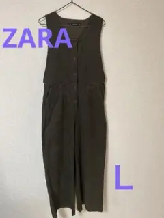 ZARA Lサイズ オールインワン　つなぎ　オーバーオール　サロペット