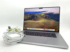 【美品☆充放電数110回】Apple MacBook Pro(16-inch 2021) A2485/Apple M1 Pro/RAM:16GB/SSD:1TB AC付き Sonoma 動作品