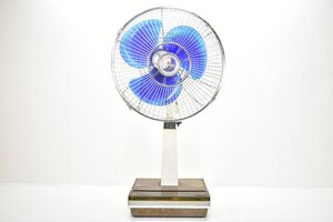 National F-30MG 30cm 3枚羽根 扇風機[ナショナル][ELECTRIC FAN][DELUXE][王冠ロゴ][アンティーク][昭和レトロ][当時物]44M