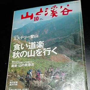 山と渓谷　2001年10月　食い道楽秋の山を行く　ミステリー登山　これだけは知っておきたい最新・山の救急法