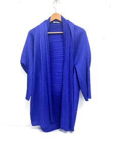 PLEATS PLEASE プリーツプリーズ カーディガン ボレロ PP84-J0699 ISSEY MIYAKE SIZE：3★FL1047