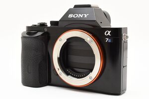 ★良品★ ソニー SONY α7S ボディ ILCE-7S バッテリー・ボディキャップ付き♪ 《ショット数12984回！》★完動品★ #58P99A501029