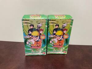 新品★ ナルト 疾風伝 カードダス 巻ノ十四 豪華絢爛 忍大集結 15パック入りbox ×2 NARUTO BANDAI2005年製 ブースターパック