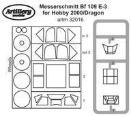 中古塗料・工具 1/32 Bf109E-3 塗装マスクシール ドラゴン用 [FLXM32016]