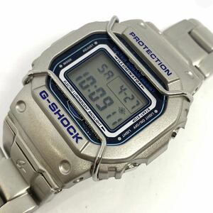 1円から 極稀少 CASIO G-SHOCK DW-5000BL-2JF スクリューバック メタルブレス デッドストック品